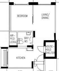 Blk 445A Fernvale Vista (Sengkang), HDB 2 Rooms #588101601